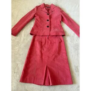 Heather Max Size 8/‎ 38 A-Line Skirt Suit Office/Career Casual Pink